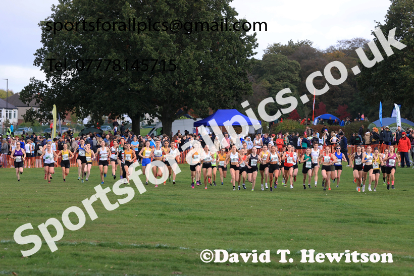 Senior Womens 2026 Northern Cross Country Relays, Graves Park, Sheffield. Photo: David T. Hewitson/Sports for All Pics